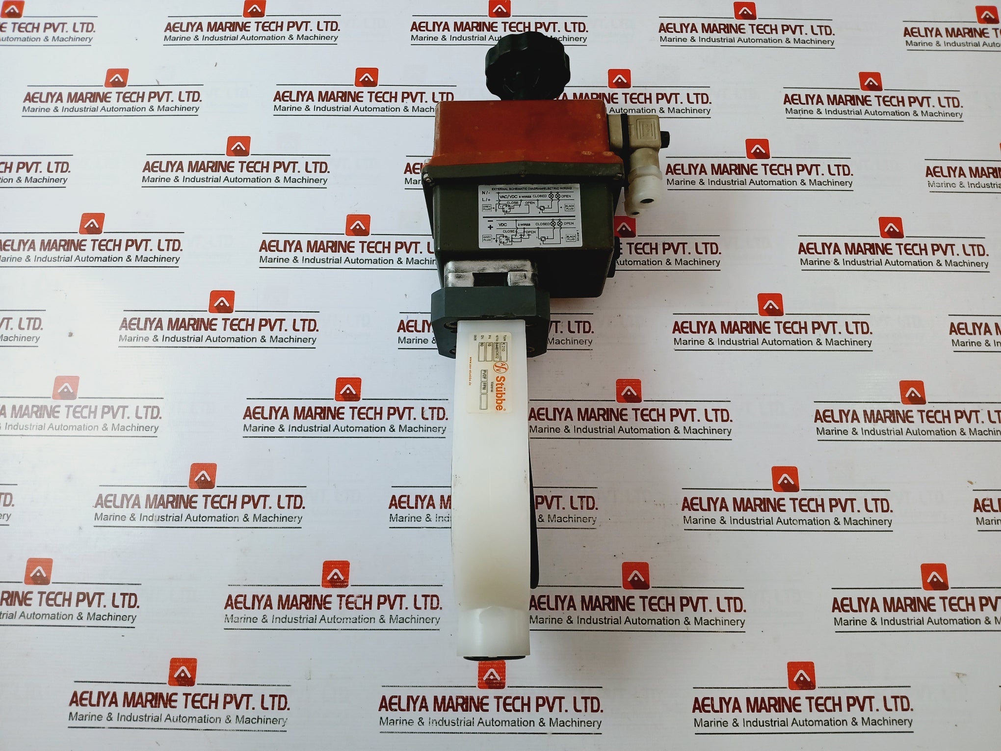 J+J L55 Z V1 Butterfly W/ Electrical Valve Actuator 12-48 Dc / 15-48 Ac