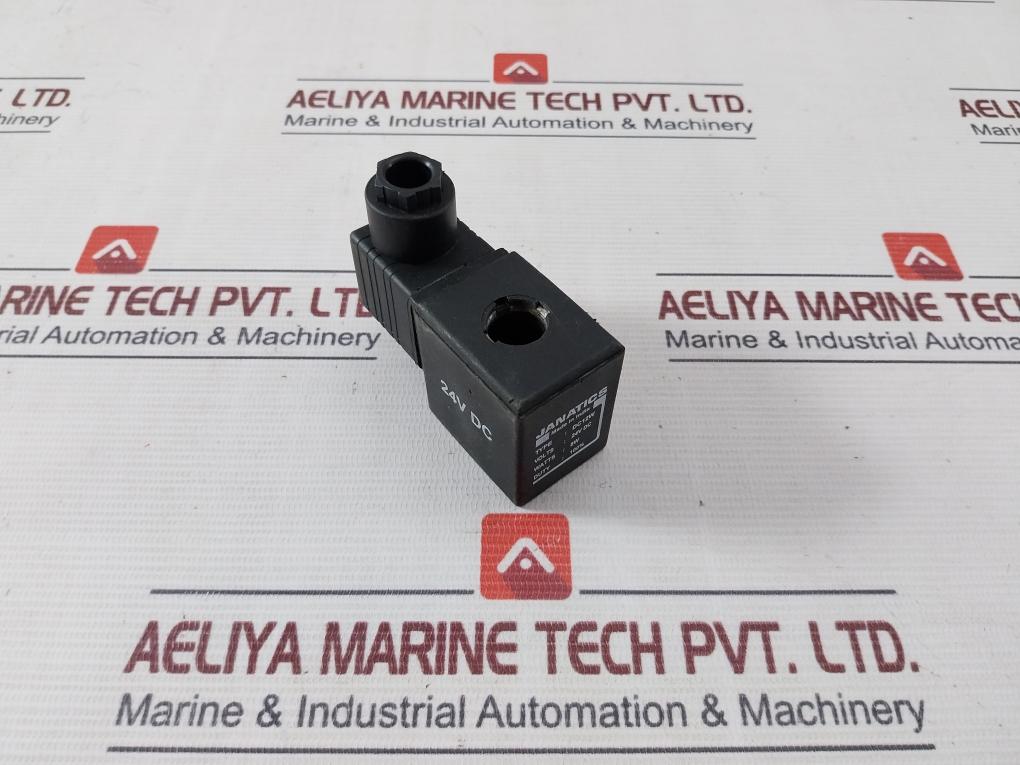 Janatics Dc12W Solenoid Valve Coil Pneumatic 24V Dc, 4Q, Watts 8W used