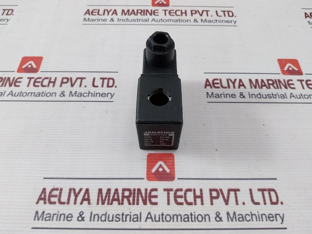 Janatics Dc12W Solenoid Valve Coil Pneumatic 24V Dc, 4Q, Watts 8W used