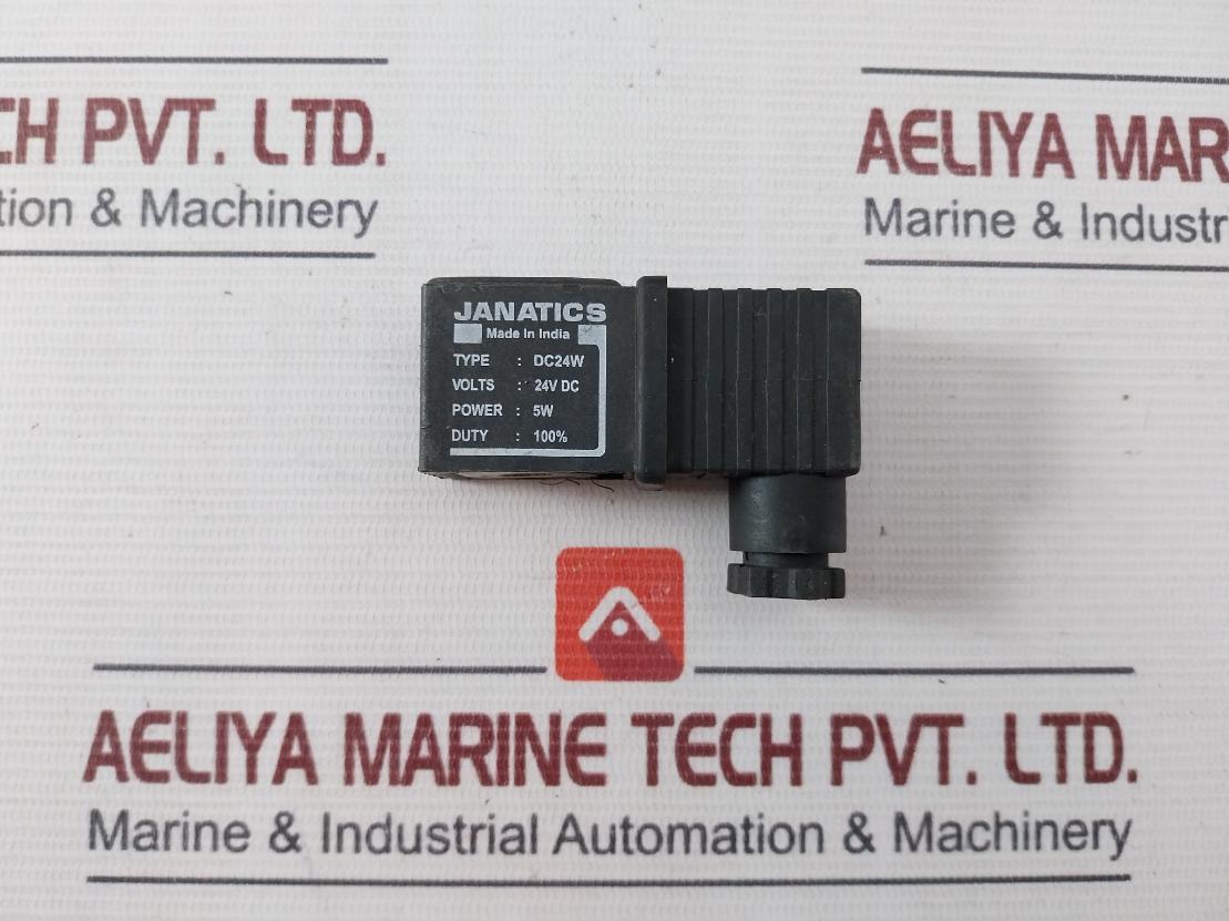 Janatics Dc24W Solenoid Valve 24Vdc 24V Dc 100%