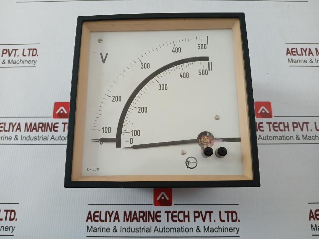 Condition In Used Analog Ammeter Janssen 0-500 V