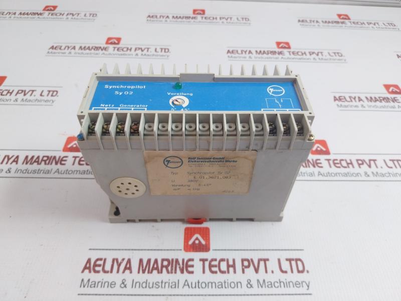 Janssen Synchronizing Relay 380v Synchropilot Sy 02