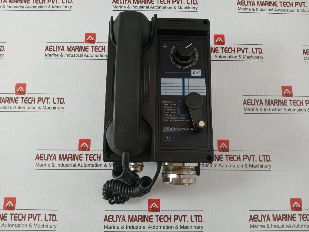 Jiaxing Kexun Marine Batteryless Telephone Ip44 Dc24v 24ks-1g In Used