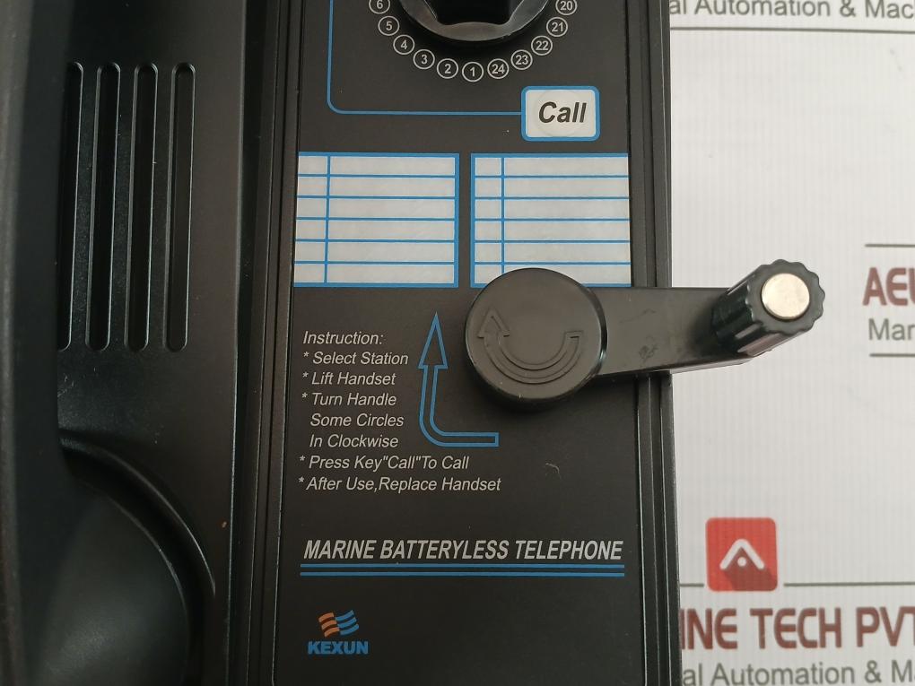 Jiaxing Kexun Marine Batteryless Telephone Ip44 Dc24v 24ks-1g In Used