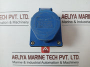 Jigo Jg-113 Industrial Wall Socket 16A-6H/220-250V- Ip44 50-60 Hz