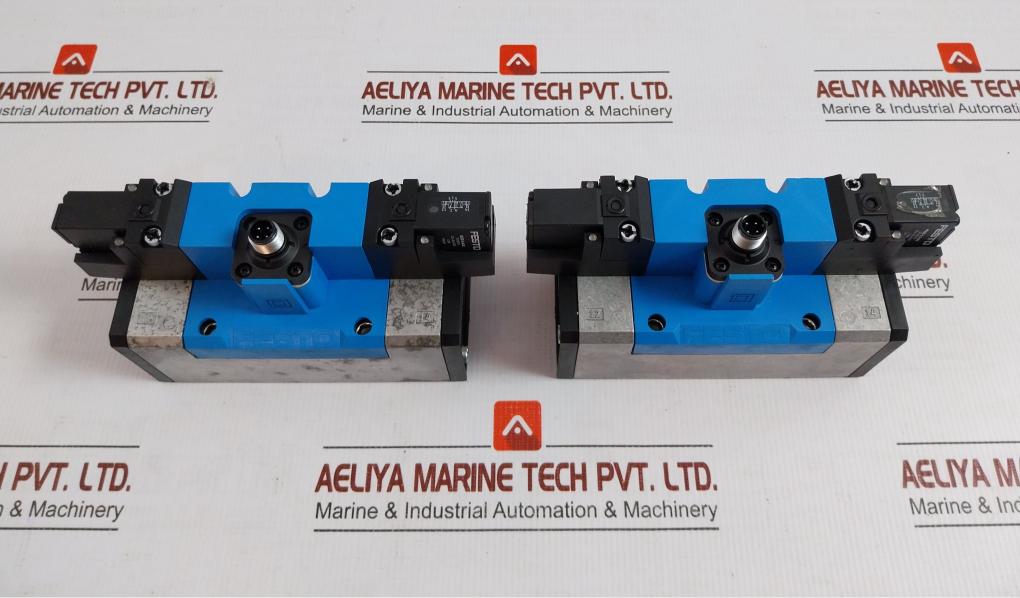Jmebh-5/2-D-3-Zsr-C Solenoid Valve By Festo 20.4-26.4v Dc 30-145 Psi
