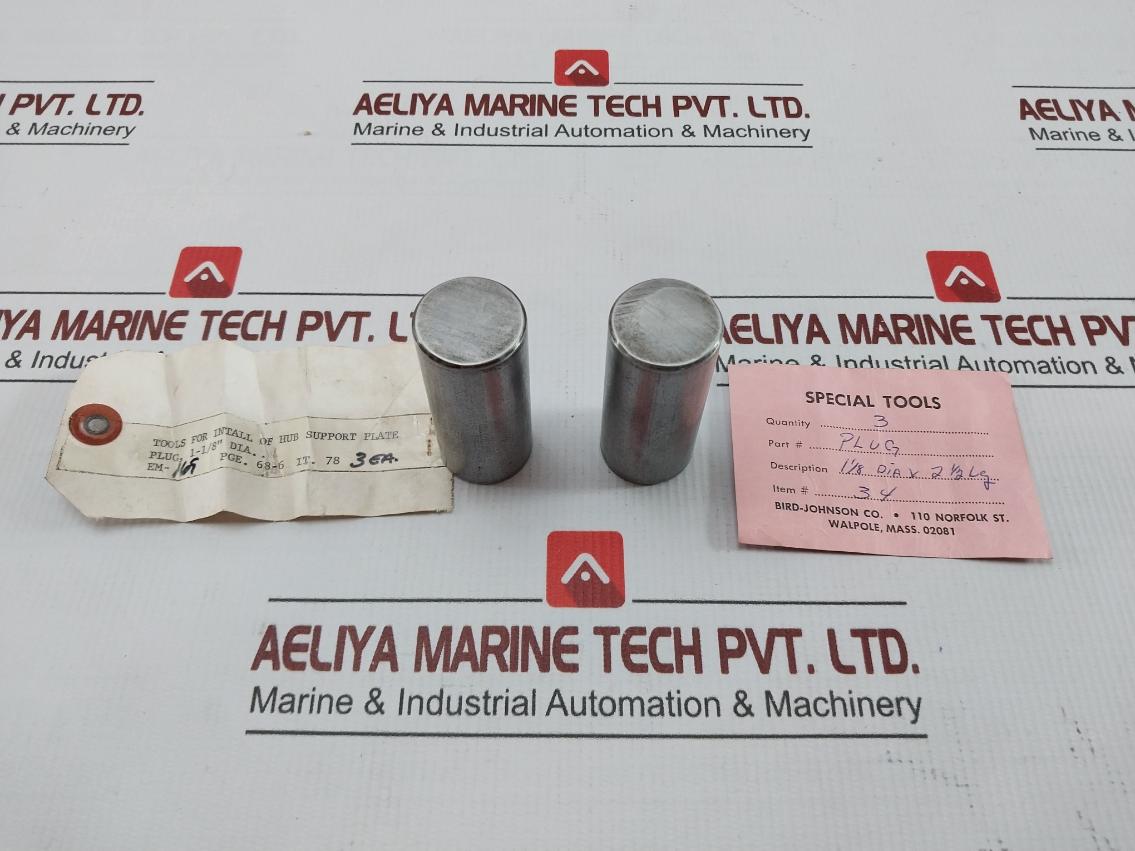 Johnson Plug For Install Of Hub Support Plate Bird