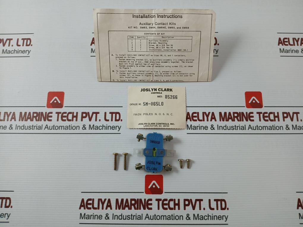 Joslyn Clark 5M65L0 Auxiliary Contact