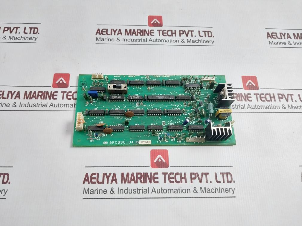 JRC CDJ-343B Printed Circuit Board PCB 6PCBS0I04IB