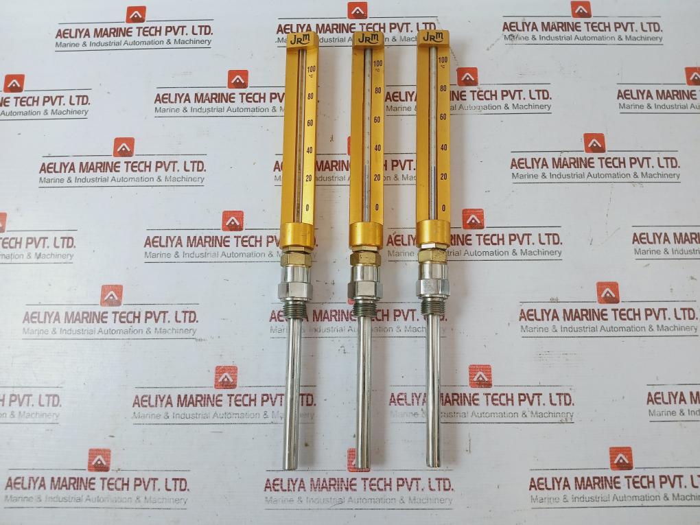 Jrm 0-100°C Thermometer 380Mm Stem Length 132Mm Diameter