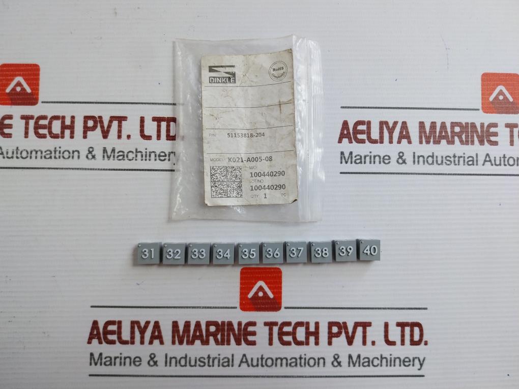 Jumper Termination Hardware Fits K021-A005-08 Brand Dinkle 51153818-204