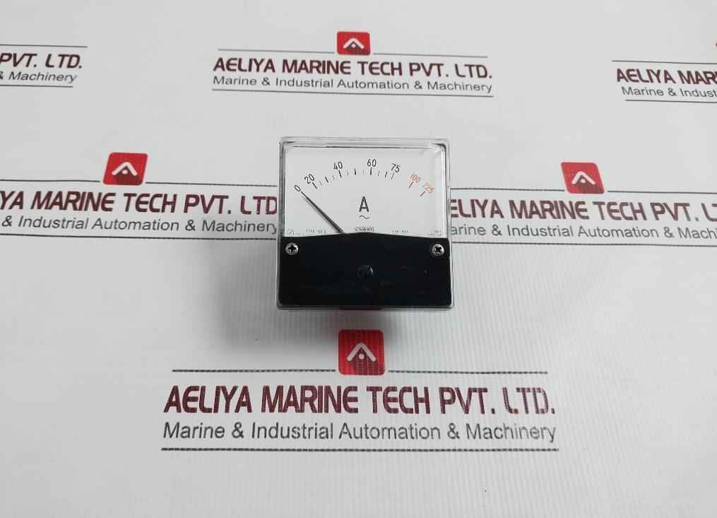 Kasuga Qs 2 Analog Panel Ammeter 0-75/225A~ 500V