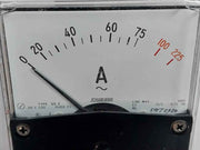 Kasuga Qs 2 Analog Panel Ammeter 0-75/225A~ 500V