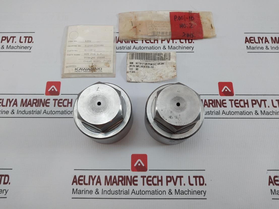 Used In Nut For L.P. Turbine Steam Chest Horizontal Joint By Kawasaki M-108-2