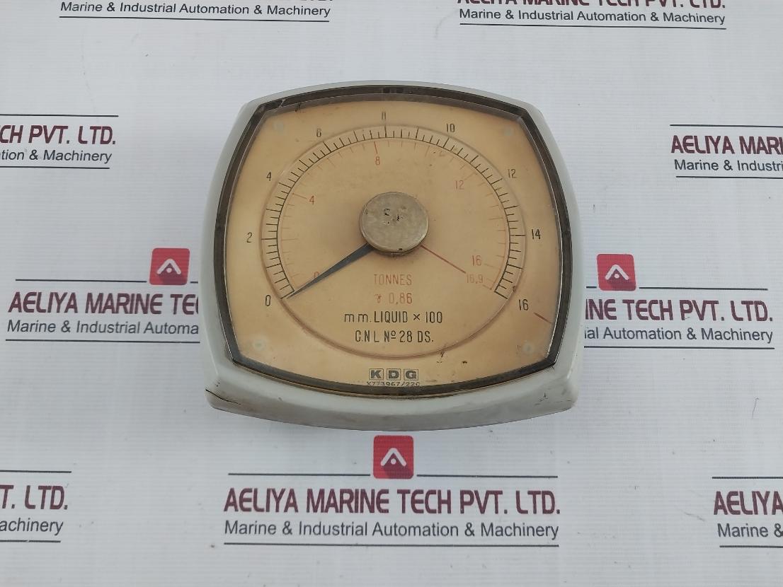 Kdg 150Mm Electrical Indicator 0 To 16.9 Tonne, 8200/1Ma