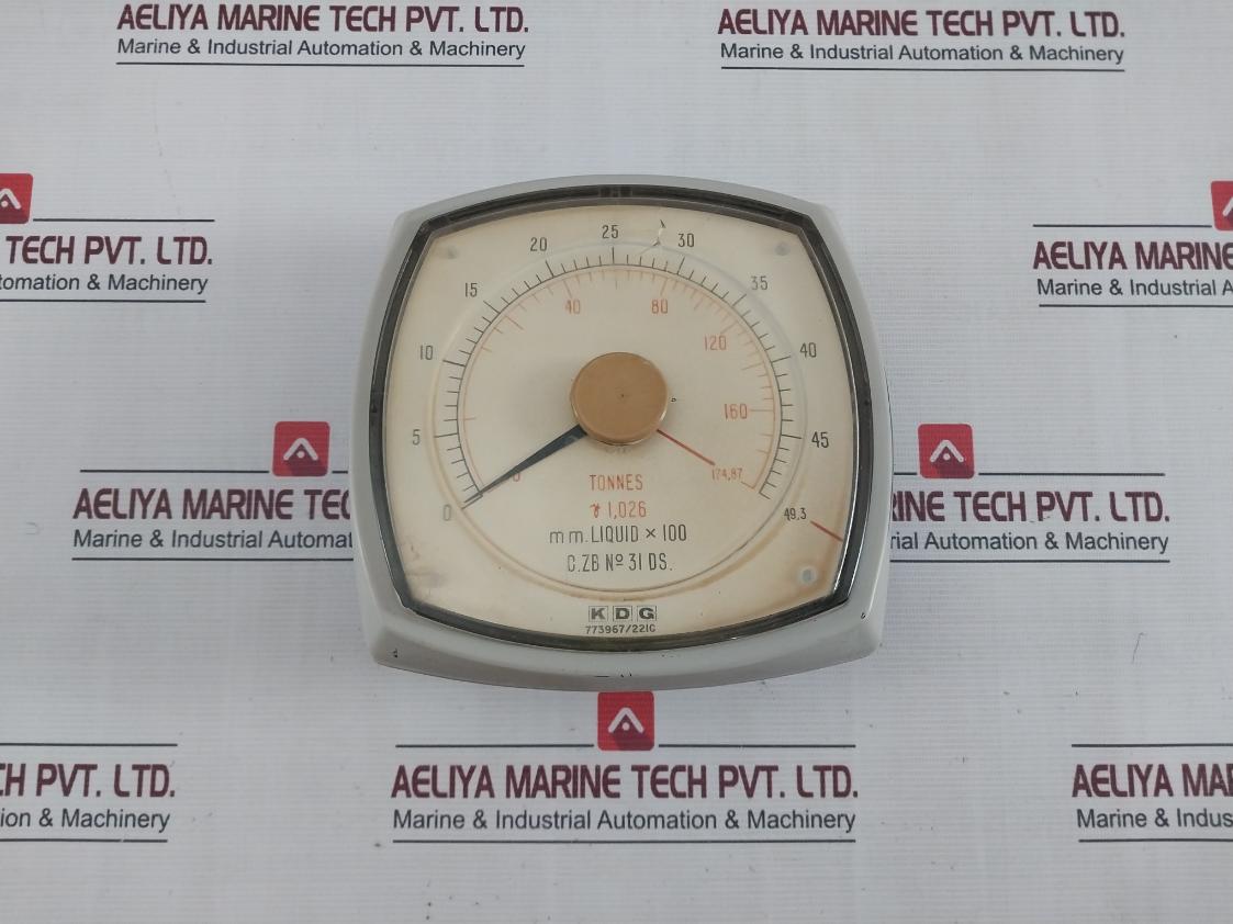 Kdg 150Mm Electrical Indicator 8200/1Ma 0–174.87 Tonne