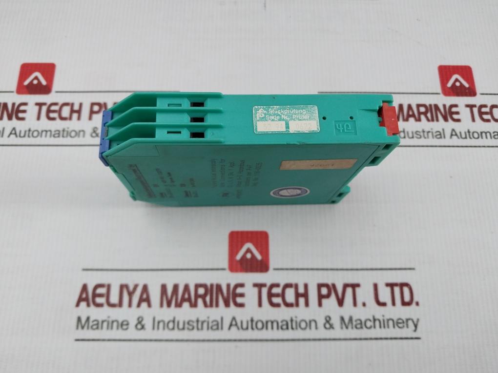 Khd2-Sr-Ex2p Isolated Switch Amplifier By Pepperl+Fuchs 20.4-27.6vdc
