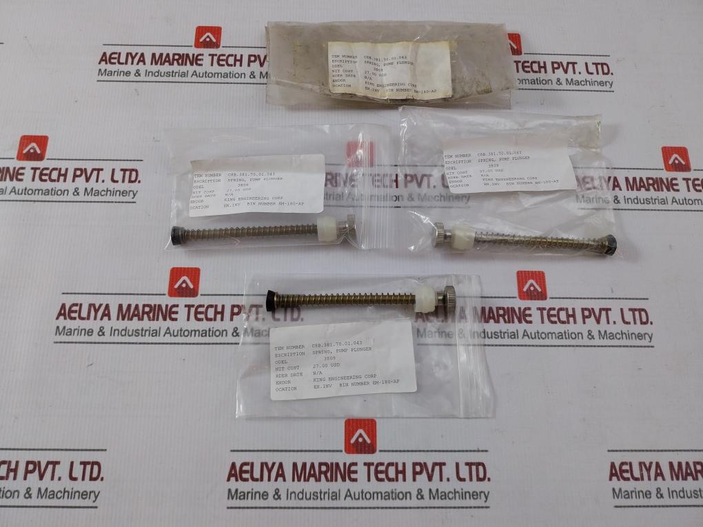 King Engineering 3809 Spring Plunger