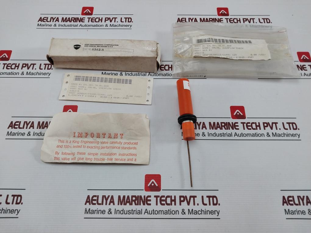 King Engineering 6562-8 Overflow Check Valve