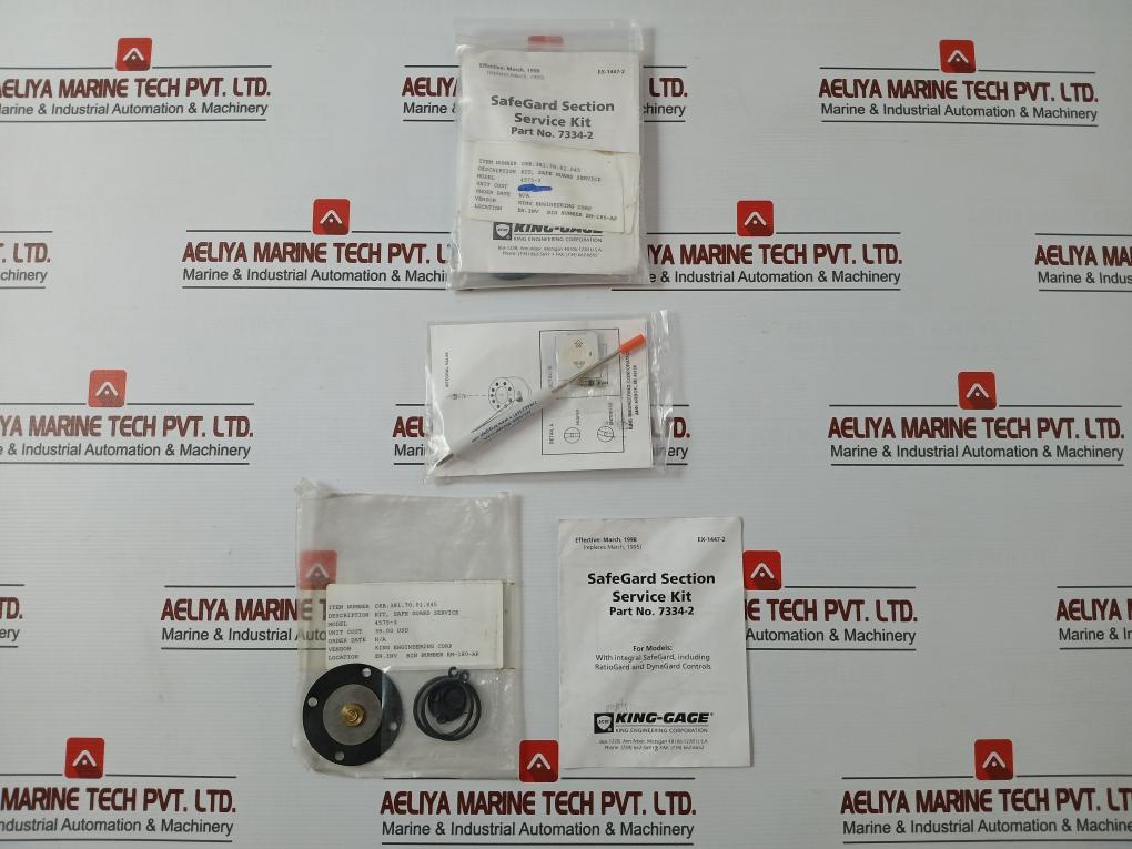 King Engineering 7334-2 Safe Guard Section Service Kit