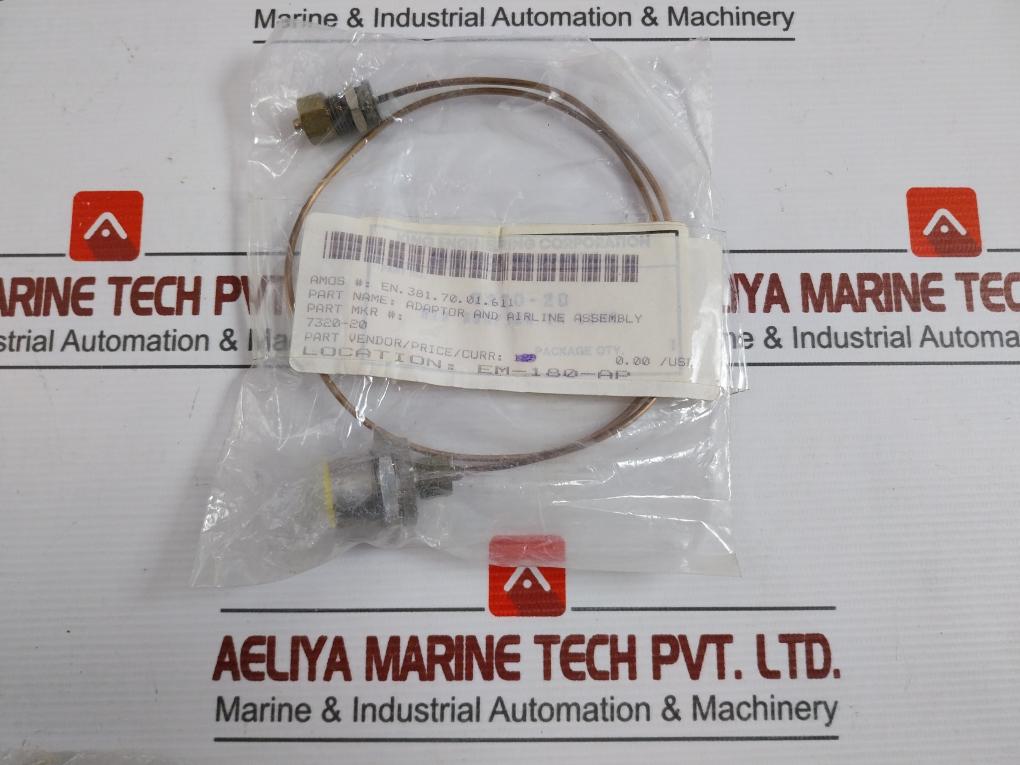 King Engineering 7320-20 Adaptor And Airline Assembly