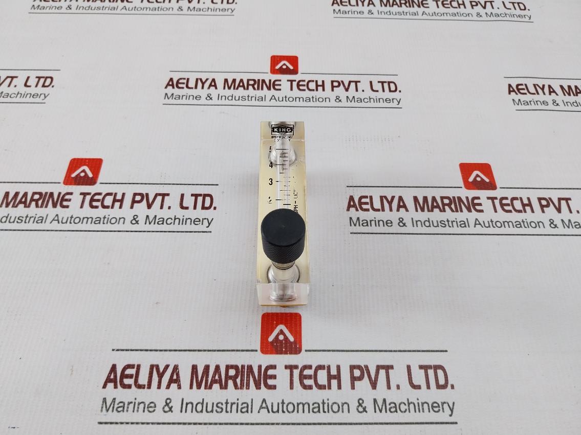 King Instrument 1-5 Gph Liquid Flow Meter