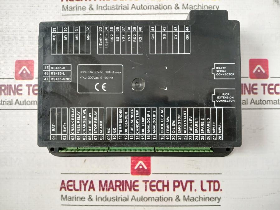 Kirloskar Green 8 To 35Vdc Generator Genset Controller 0-100 Hz (Not Working)
