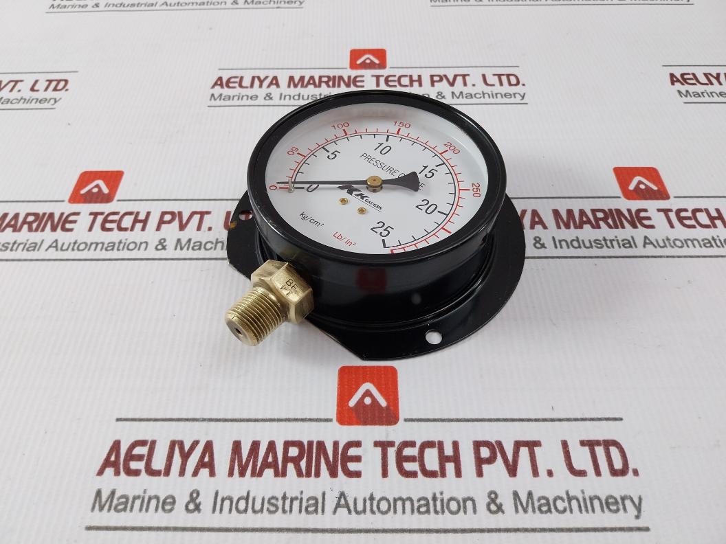 Kk Gauges 0-25 Kg/Cm2 Pressure Gauge 0-350 Lb/In2 – Aeliya Marine