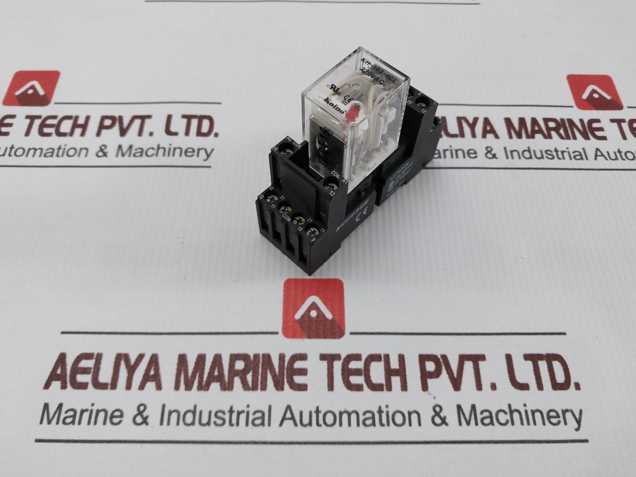 Koino Kh-103-4Cl General Purpose Relay With Base Pt78704,24Vdc,3A