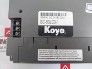 Koyo Electronics Gc-53Lc3-1 Programmable Touch Panel Dc24V 14W