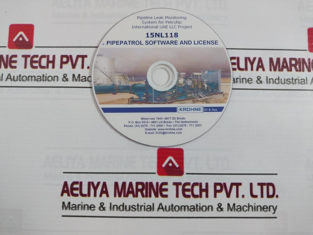 Krohne 15Nl118 Pipepatrol Software And License Cd