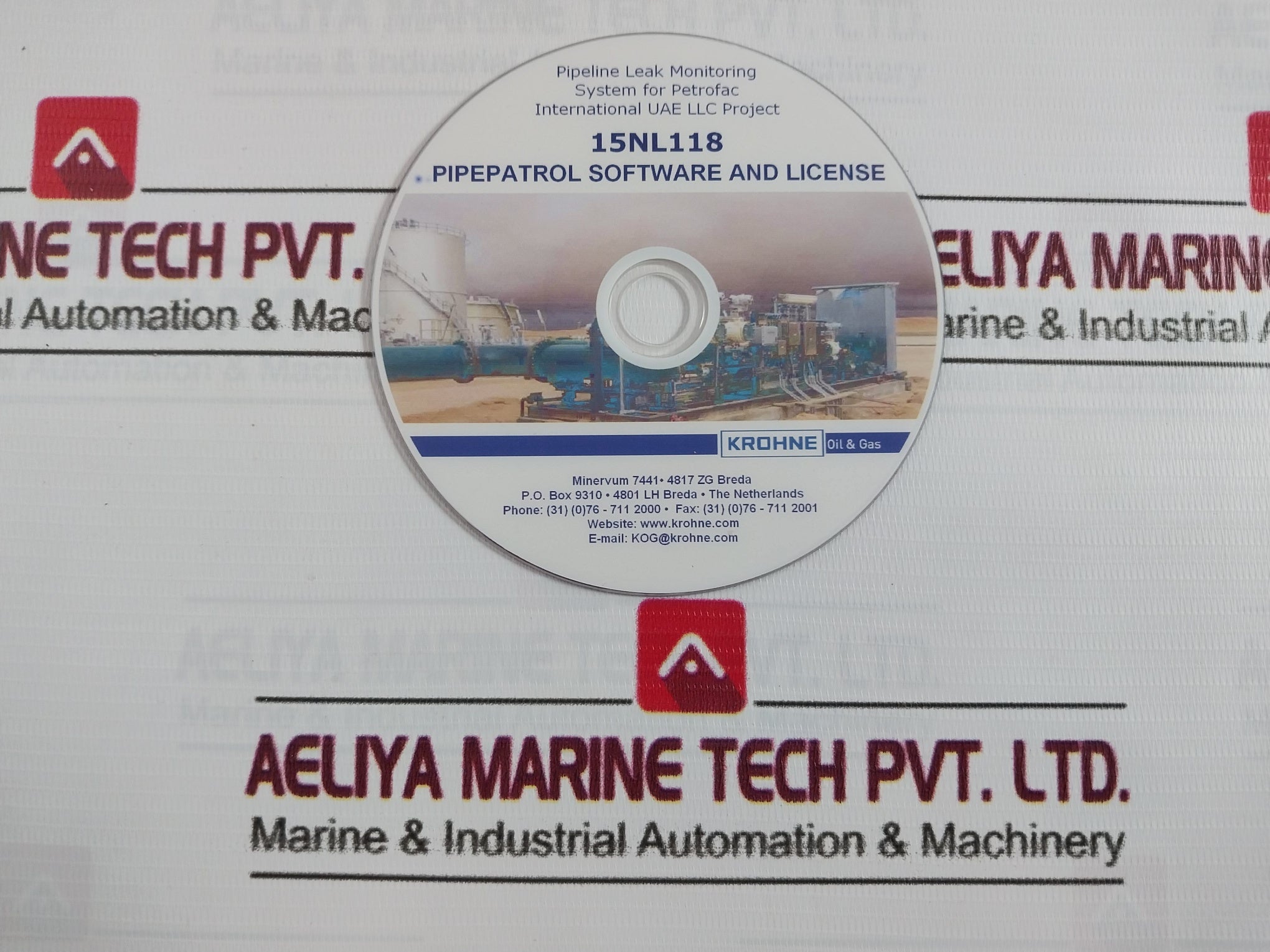 Krohne 15Nl118 Pipepatrol Software And License Cd.