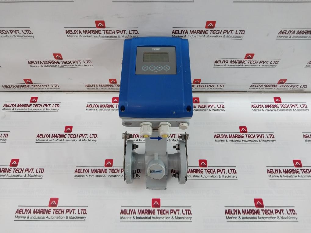 Krohne Optiflux 2100C Basic I/O Electromagnetic Flowmeter 100-230Vac 78Ohm Ip67
