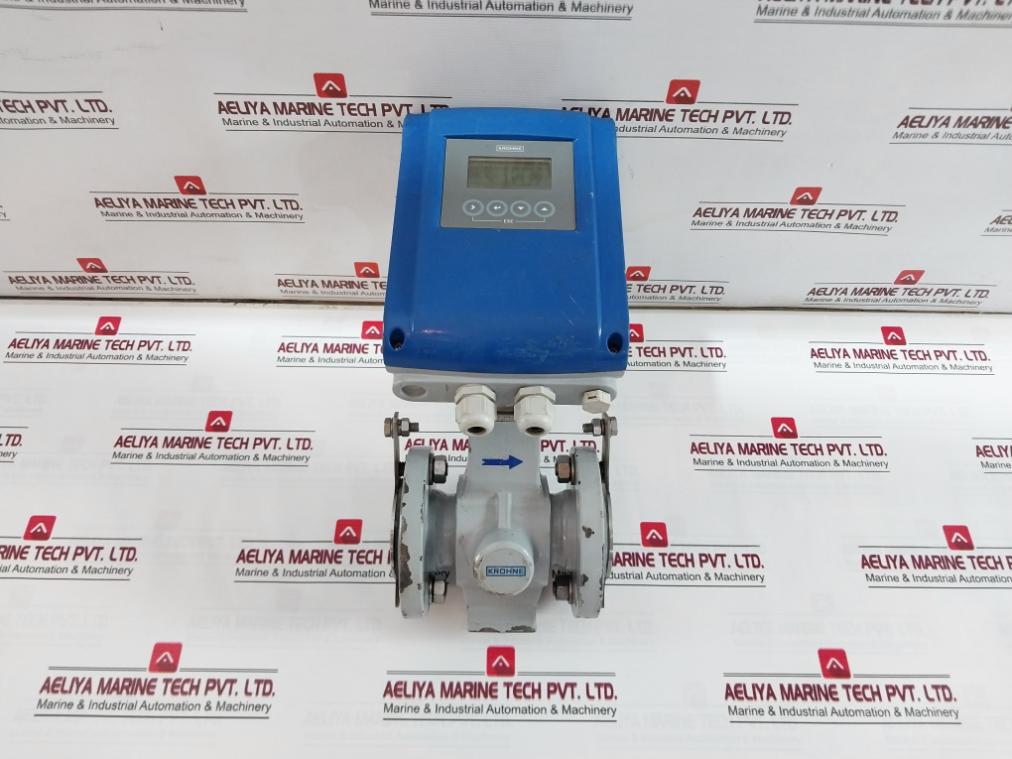 Krohne Optiflux 2100C Basic I/O Electromagnetic Flowmeter 77 Ohm Ip67 100-230Vac