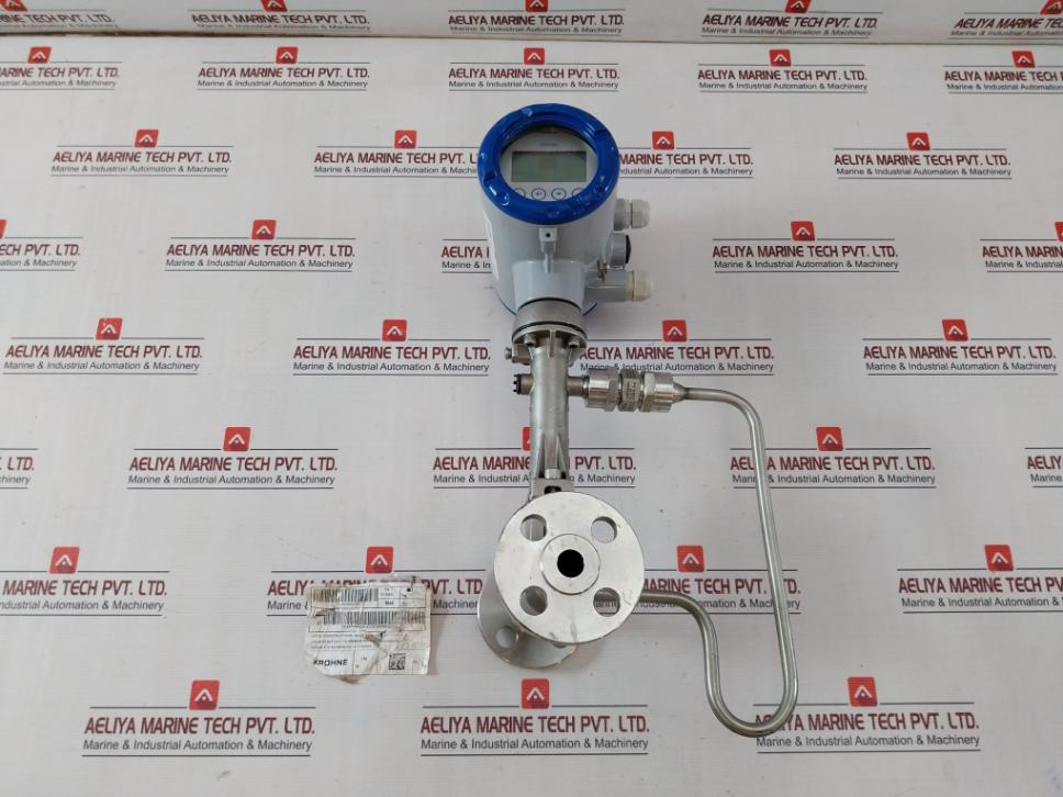 Krohne Optiswirl 4200 C Vortex Flowmeter With Integrated Temperature Sensor 5Bar