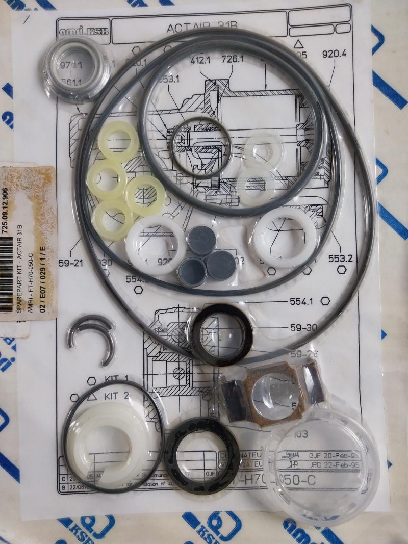 Ksb Amri Ft-h70-050-c Sparepart Kit Actair 31B