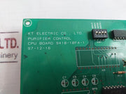 Kt Electric 9410-10Fa-1 Purifier Control Cpu Board Used
