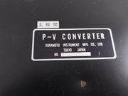Kuramoto Instrument 984757 P-v Converter