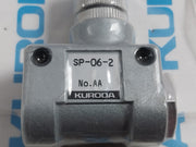 Kuroda Sp-06-2 Pneumatic Flow Control Valve
