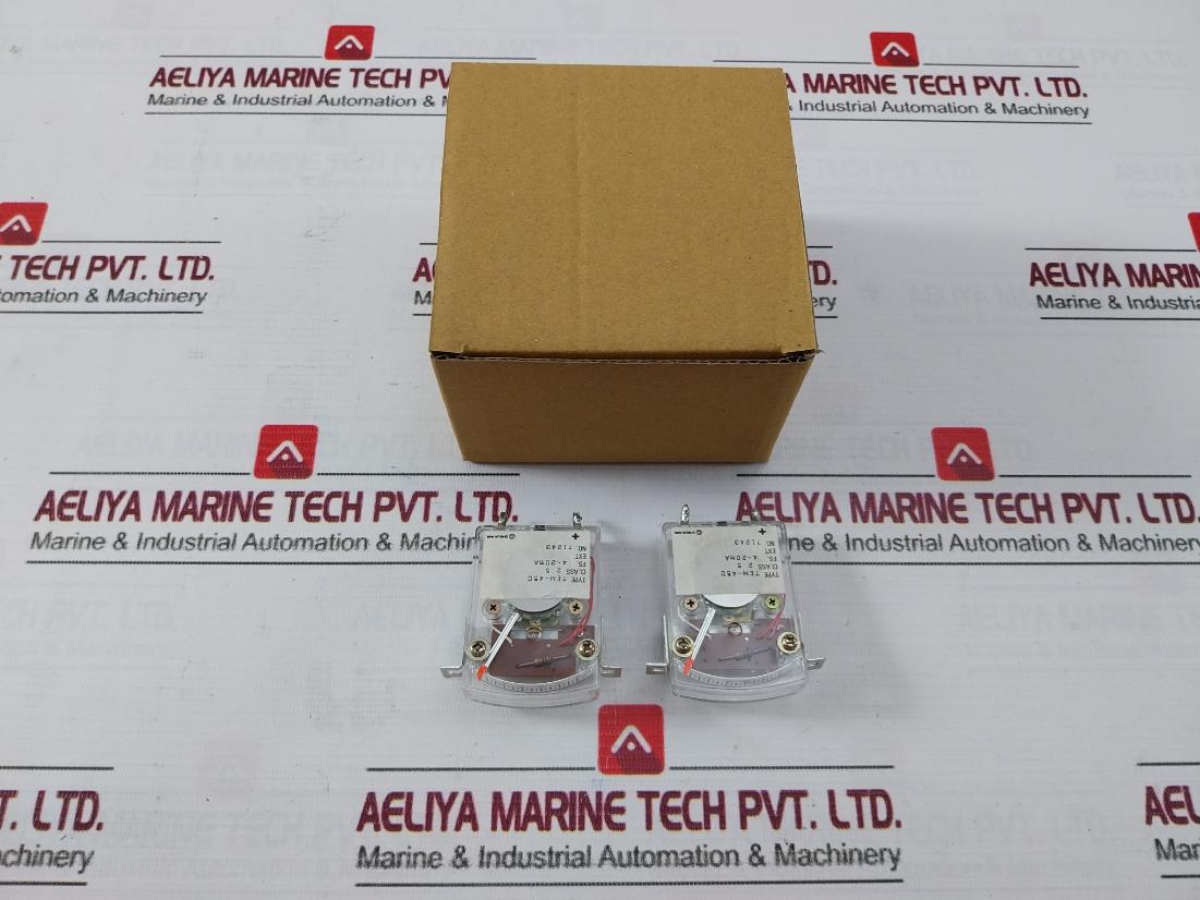 Kuwano Tem-45D Current Meter Edge Wise Ampere 4~20Ma 0-100%