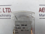 Kuwano Tem-45D Type 2.5 Current Meter Edge Wise Ampere 0.2-1 Ma