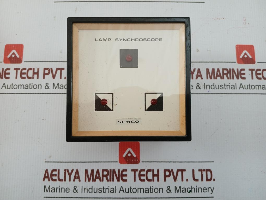 Lamp Synchroscop 3 X 380/440 Vac by Deif - Used