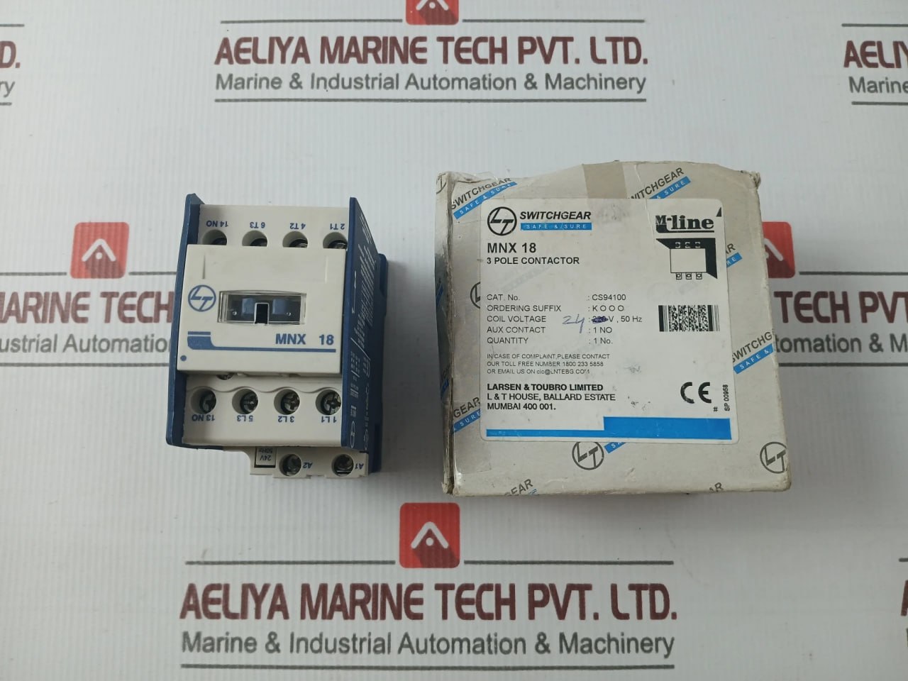 Larsen & Toubro Mnx 18 M-line Switchgear 3 Pole Power Contactor