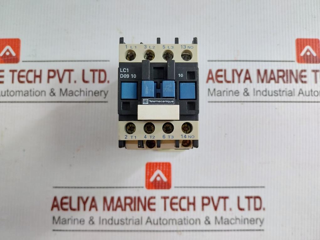 Lc1d0910 Contactor By Telemecanique 600 Vac 25a A600/P600 50/60hz