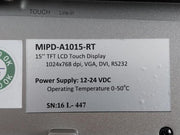 Lcd Touch Display Maestrotek 15” Tft Mipd-A1015-Rt 12-24 Vdc