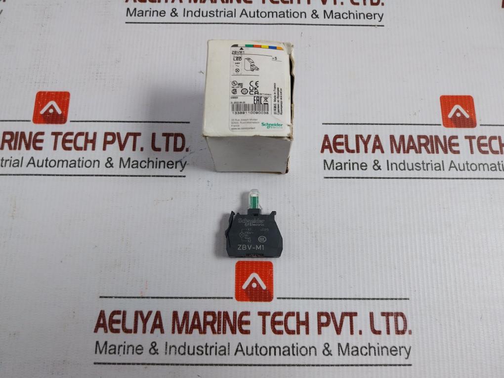 Led-Lamp-Light-Block-240V-14Ma-Schneider-Electric-Zbv-m1-Lot-Of-3X-1