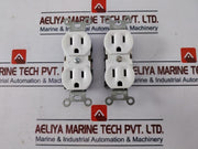 Lot of 2X Leviton Duplex Receptacle 15A 125V