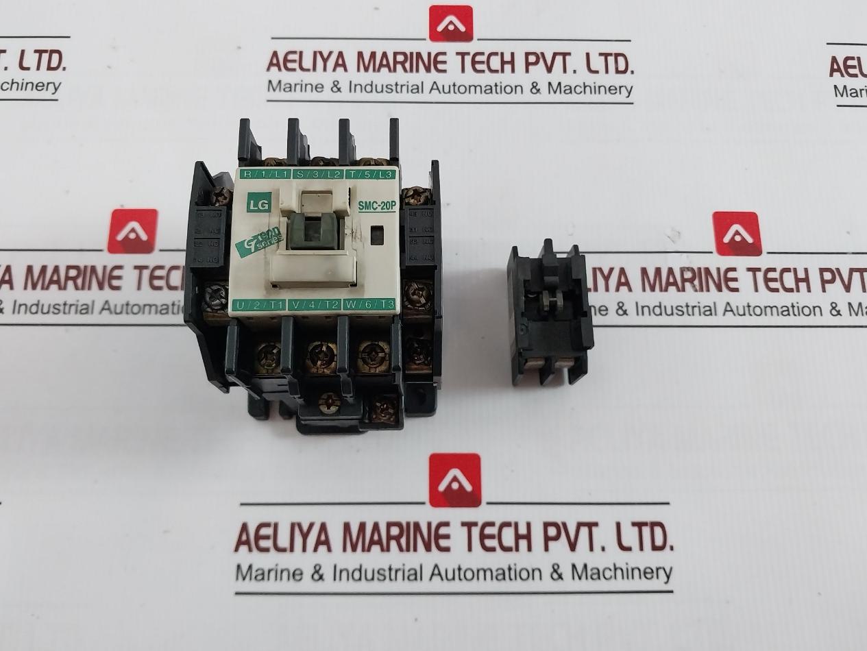 Lg Smc(D)-20P Ac Magnetic Contactor W/ Auxiliary Contact Unit Ua-2 200-220V 60Hz