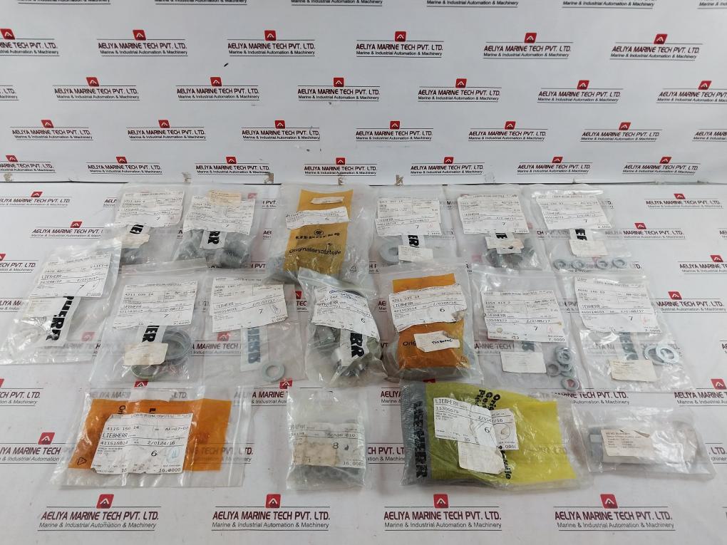 Liebherr 411515014 Assorted Fastener &amp; Fitting Lot Bos 2600730, Bos 2600/30