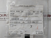 Liebherr 411515014 Assorted Fastener & Fitting Lot Bos 2600730, Bos 2600/30